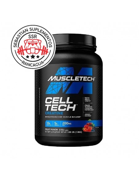 Cell Tech Muscletech 3lbs 28 Servicios Sabor Fruit Punch