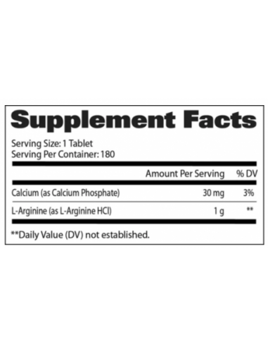 L-ARGNINE GAT 180 Tabletas